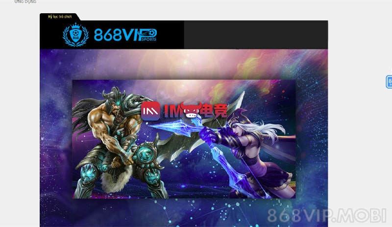 Esport là sảnh chơi đầy cuốn hút tại nhà cái 868VIP Esport là sảnh chơi đầy cuốn hút tại nhà cái 868VIP