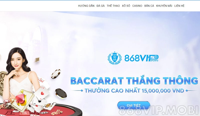 Trang giao diện cung cấp tiện ích của nhà cái 868VIP Trang giao diện cung cấp tiện ích của nhà cái 868VIP
